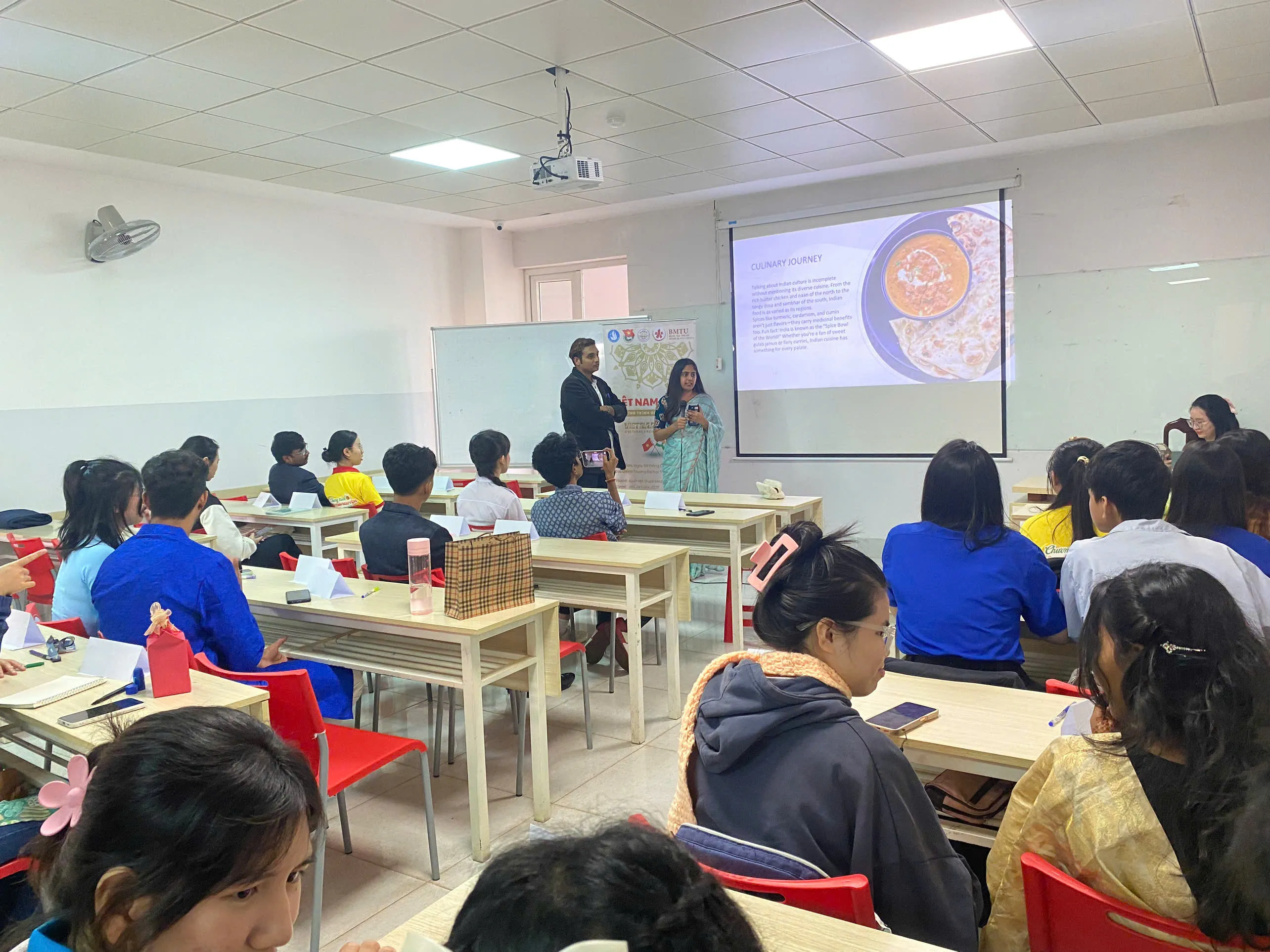 BMU students volunteering in community outreach