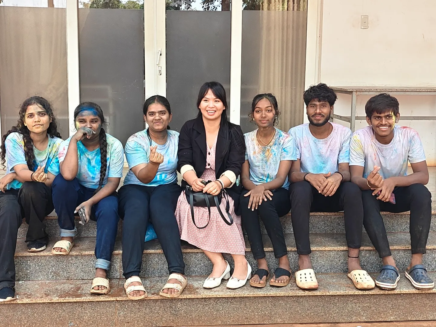 Indian students attending BMU tech fest