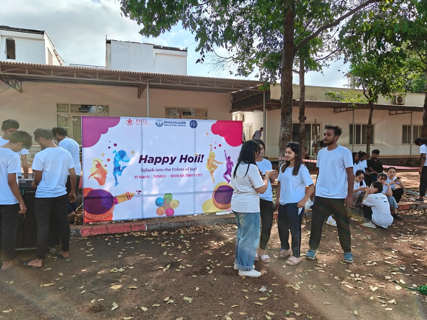 - Indian students enjoying picnic on BMU campus
