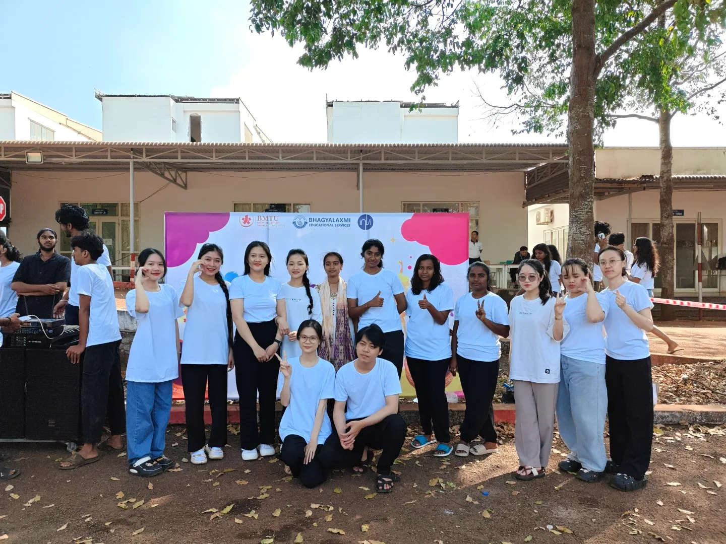 BMU Indian students enjoying winter carnival